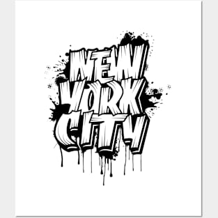 NYC Graffiti Design Posters and Art